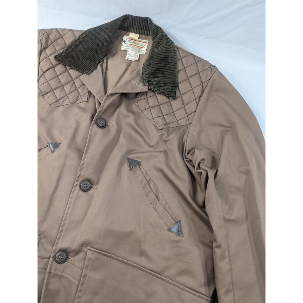VINTAGE Sears Ted‎ Williams Jacket 42 XL Brown Duck Canvas Hunting 60s Duck Coat